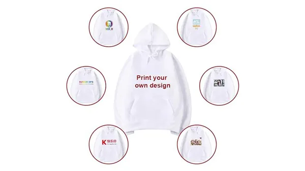 White Sublimation Hoodie