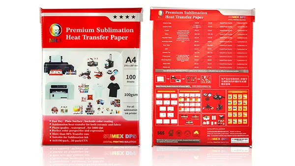 100g Fast Dry Sublimation Heat Transfer Paper