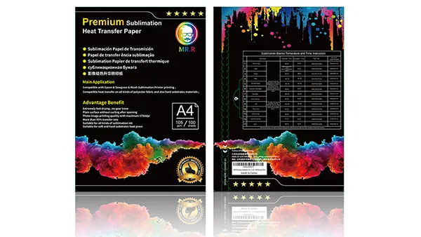 105g High Resolution Fast Dry Sublimation Transfer Paper