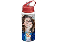 Sublimation Water Bottle with Handle & Spout Lid