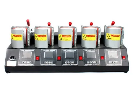 5-in-1 Mug Heat Press (Multi-Station Mug Press)