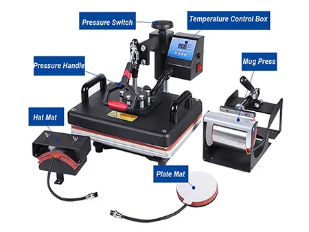 Combo Mutifunction Heat Press Machine
