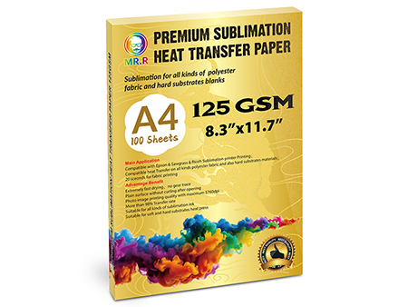 125g Premium Fast Dry Sublimation Heat Transfer Paper
