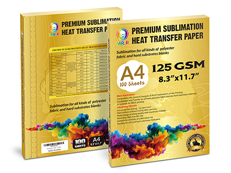 125g Premium Fast Dry Sublimation Heat Transfer Paper